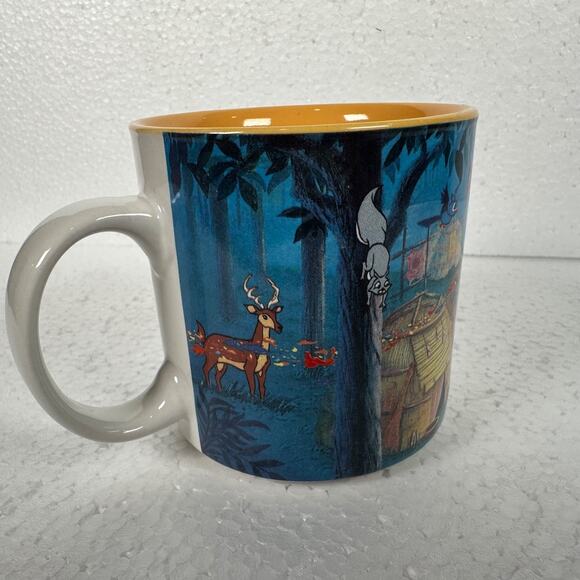 Vintage Pocahontas Collectible Mug Coffee Cup 1990s The Disney Store John Smith - Picture 8 of 9